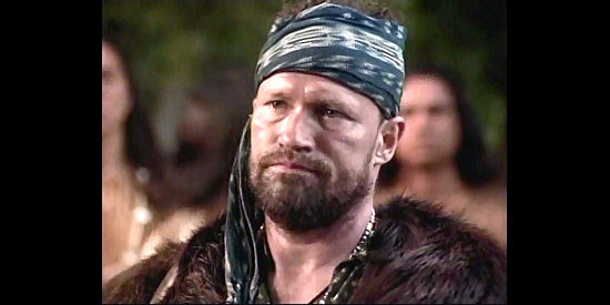 Michael Rooker as Bertrand, the fur trader in Song of Hiawatha (1997)