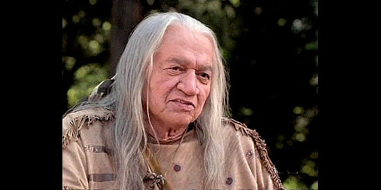 Mike Kanentakeron as Mishe-Mokwa, the maker of arrowheads and father of Minnehaha in Song of Hiawatha (1997)