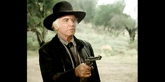 Morgan Woodward as Ransom Payne, a lawman on the trail of Grat Dalton in The Last Day (1975)
