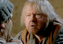 Mickey Rooney as O.B. Taggart with his son Slocum in Outlaws, The Legend of O.B. Taggart (1995)