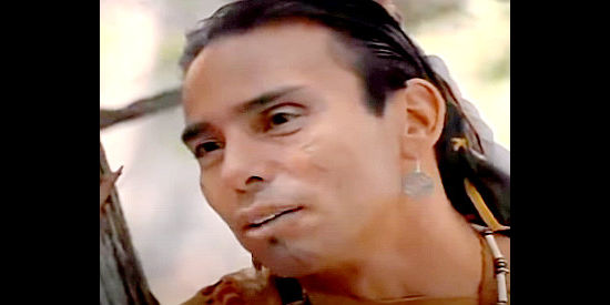 Raoul Max Trujillo as Pau-Puk-Keewis, the warrior who would like to take Hiawatha's place in Song of Hiawatha (1997)