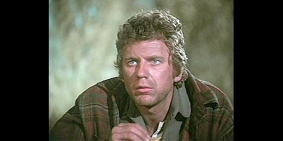 Robert Foxworth as Jack Maddox, finding himself growing closer to Etta even as he works with Charles Siringo to capture her in Mrs. Sundance (1974)