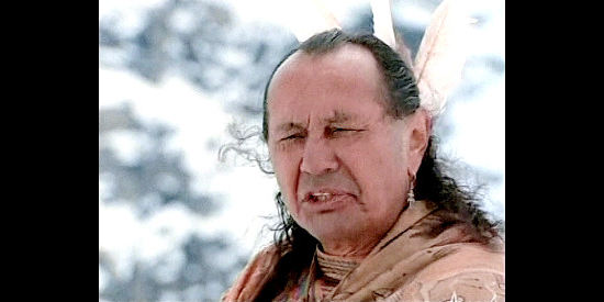 Russell Means as Mudjekeewis, the father Hiawatha never knew in Song of Hiawatha (1997)