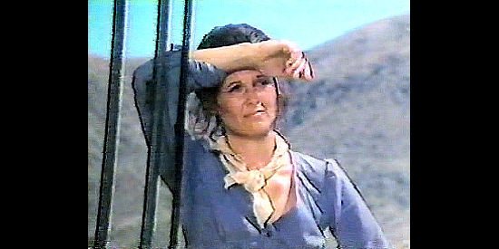 Susan Saint James as Esther Winters, wondering what trouble comes next in Desperate Women (1978)