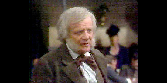 Brian Keith as defense attorney Jacobson, arguing a point in The Court Martial of George Armstrong Custer (1977)