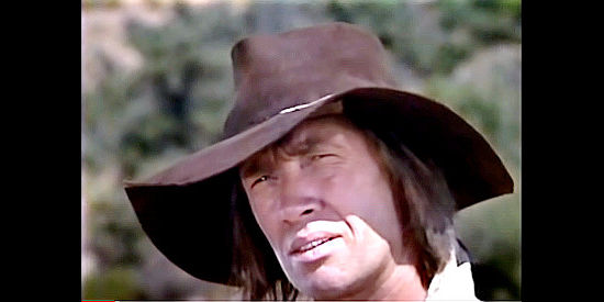 David Carradine as Tom Horn, on the trail of Geronimo and his Apache warriors in Mr. Horn (1979)
