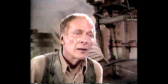 Frank Marth as Mr. Swenson, a homesteader who settles near the Beatons in Young Pioneers (1976)
