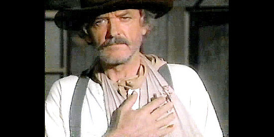 Hal Holbrook as J.R. Swackhammer, John Golden's mentor in The Legend of the Golden Gun (1979)