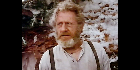 John Anderson as Patrick Breen, trapped in the cabins with the Reed family and facing starvation in Donner Pass, The Road to Survival (1978)
