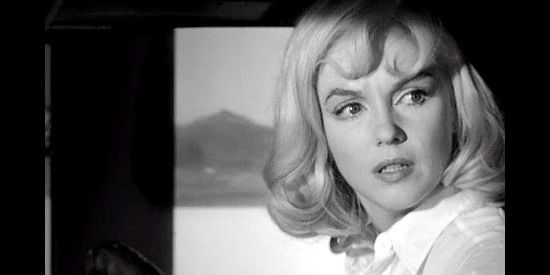 Marilyn Monroe as Roslyn Taber, coming to realize Guido's true motives in The Misfits (1961)