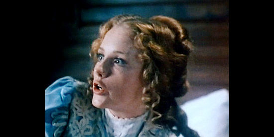 Miranda Barry as Bonnie Lou MacClanahan, about to be caught by her father in The Brothers O'Toole (1973)