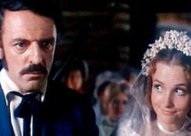 John Astin as Michael O'Toole with Miranda Barry as Bonnie Lou MacClanahan in The Brothers O'Toole (1973)