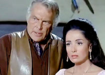 Leif Erikson as Big John Cannon and Linda Cristal as Victoria Cannon in New Lion of Sonora (1971)