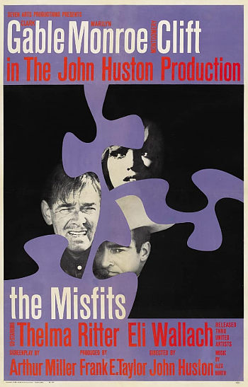 The Misfits (1961) poster