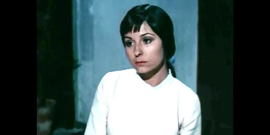 Tina Sainz as Ana Pro, Miguel's sister in Rain for a Dusty Summer (1971)