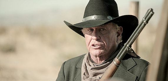 Tom Berenger as Marshal Terrence McTeague, closing in on his prey in a Tale of Two Guns (2022)