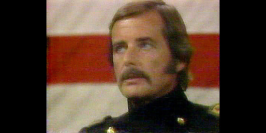 William Daniels as Maj. Marcus Reno, testifying in The Court Martial of George Armstrong Custer (1977)