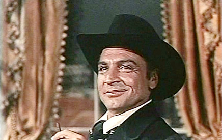Anthony Caruso as Brog, the corrupt catle buyer in The Big Land (1957)