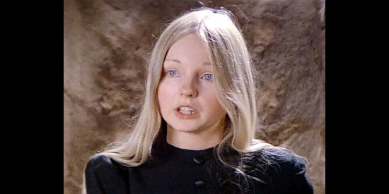 Belinda Palmer as Catherine Rigney, upset over a prank her brother plays on her in The Winds of Autumn (1976)