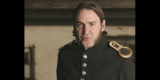 Ewen Leslie as Capt. Goodwin, refusing to recommend Hawkins for promotion in The Nightingale (2018)