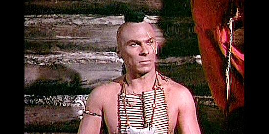 Larry Chance as Black Wolf, an Algonquin chief and arch enemy of Maj. Rogers in Frontier Rangers (1959)