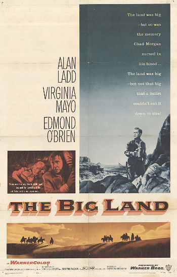 The Big Land (1957) poster