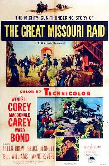 The Great Missouri Raid (1951) poster