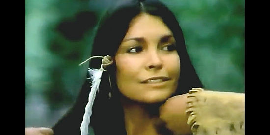 Betty Ann Carr as Wa-Tah-Wa, whose kidnapping starts hostilities between Indian tribes in The Deerslayer (1978)