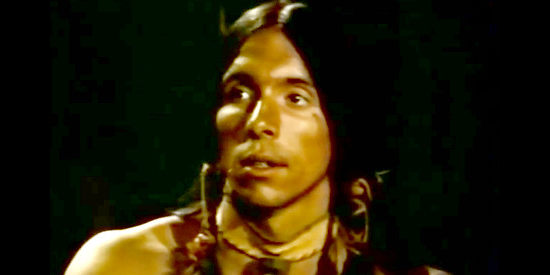 Don Shanks as Uncas, Chingachgook's son, in Last of the Mohicans (1977)