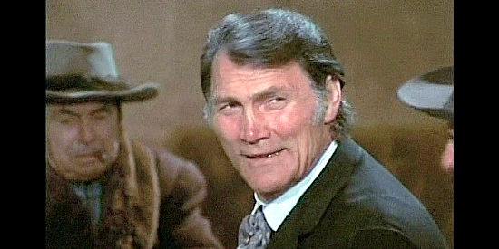 Jack Palance as William Bates, the man who calls the shots in Dawson City in The Great Adventure (1975)