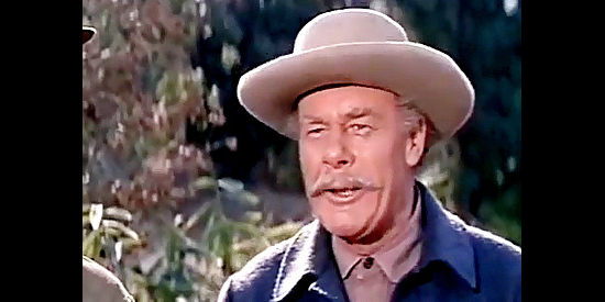 Lane Chandler as the sheriff of Kingdom Come, who takes a quick liking to Chad in The Little Shepherd of Kingdom Come (1961)