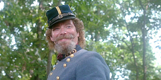 Stephen Lang as Maj. Gen. George E. Pickett, eager to take his Virginians into battle in Gettysburg (1993)
