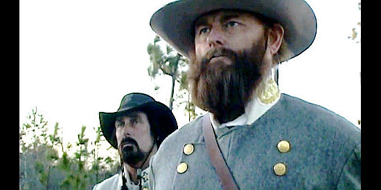 Danny Francis as Gen. Joseph Wheeler, ordering an advance against the Yankee forces in The Battle of Aiken (2005)