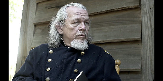 Joseph Zuchowski as Col. Peabody, Kilpatrick's quartermaster in Kill Cavalry (2021)