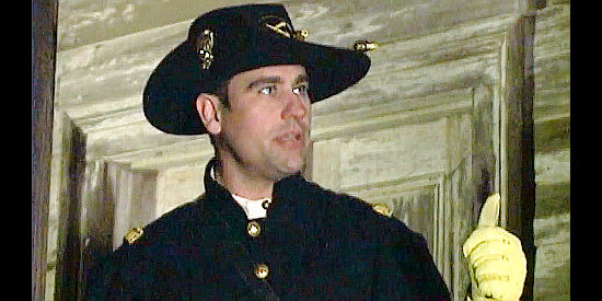 Tripp Courtney as Capt. Monroe, supporting rough treatment of South Carolina civilians in The Battle of Aiken (2005)