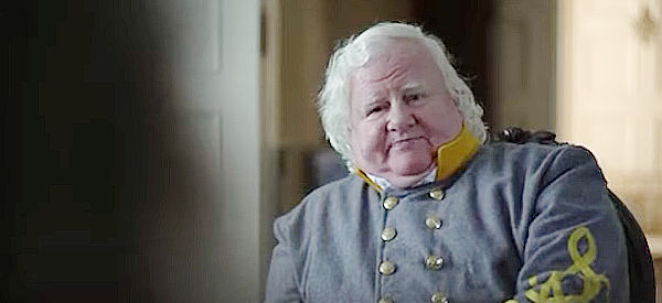 William Wylie as Gen. Samuel Cooper, defending Gen. Forrest in the face of opposition in A Rebel Born (2019)