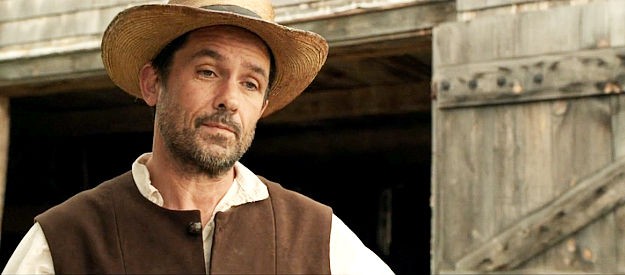 Billy Campbell as Abner Beech, a man who finds himself shunned by neighbors because of his anti-war views in Copperhead (2013)