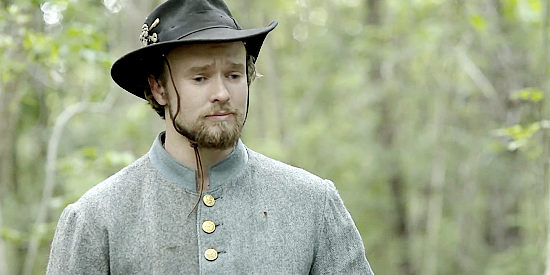 Daniel Dobson as Confederate Capt. Wade Hampton IV, son of a general in Band of Rebels (2022)