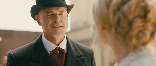 Eric Dane as Duke, the vicious pimp who haunts Angel's dreams in Redeeming Love (2022)