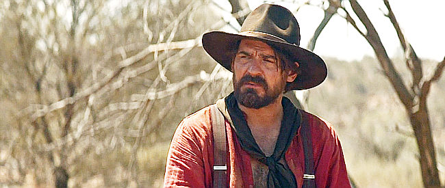 Ewen Leslie as Harry March, the bigoted white man who starts the trouble in Sweet Country (2017)