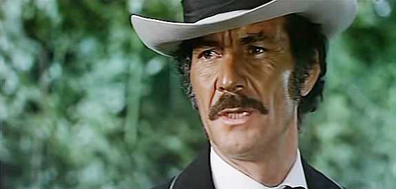 Gino Marturano as Fernand, the Frenchman trying to get his hands on the gold in Panhandle 38 (1972)