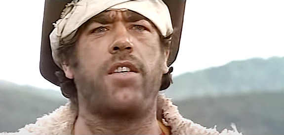 Giorgio Trestini as Bobo Bison, the strongman with a soft spot for Connie and gold in Panhandle 38 (1972)