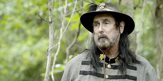 Jerry Chesser as Confederate Maj. Tombs, leader of the band in Band of Rebels (2022)