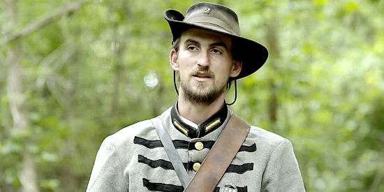 Russell Dobson as Confederate Lt. William Tuten, a member of the band in Band of Rebels (2022)