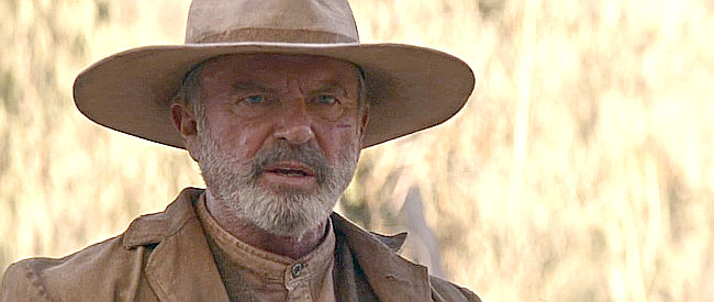 Sam Neill as Fred Smith, the relgiious man who proclaims we're all equal in Sweet Country (2017)