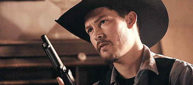 Frank Prell as Sheriff Jack Barton, facing the job of tracking down a mysterious killer in Billie the Kid (2022)