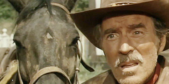 Giuseppe Addobbati (John McDouglas) as Jeremiah, one of the pioneers who rescues the Pony Express rider in Death Rides Along (1967)