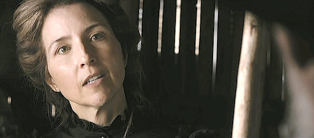 Kara Rainer as Sally Pickerton, the woman who sends Dutch Wilder to Black Wood seeking gold in Black Wood (2022)