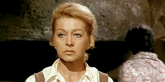 Luisa Della Noce as Susan's mother, initially wary of the stranger she's helped rescue in Death Rides Along (1967)