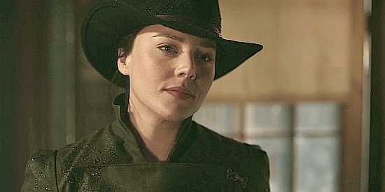 Abbie Cornish as Belinda Mulrooney, a woman determined to make her fortune in Dawson City in Klondike (2014)